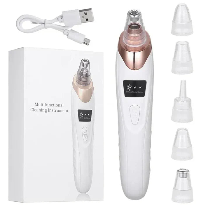 Blackhead removal machine kit and attachments