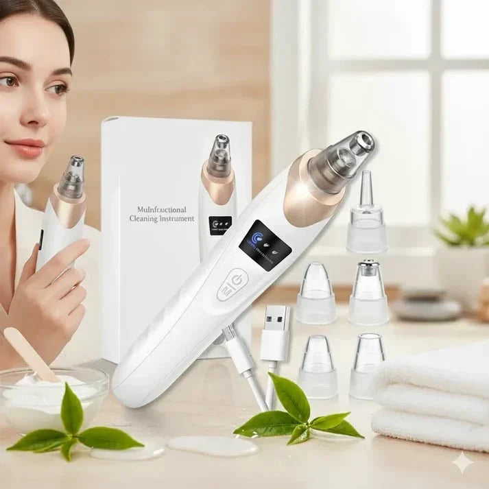 Portable pore cleaner skincare device