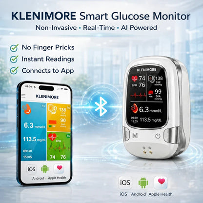 KLENIMORE™ Non-Invasive Health Monitor 99.9%Accuracy (Mayo Clinic Recommended)