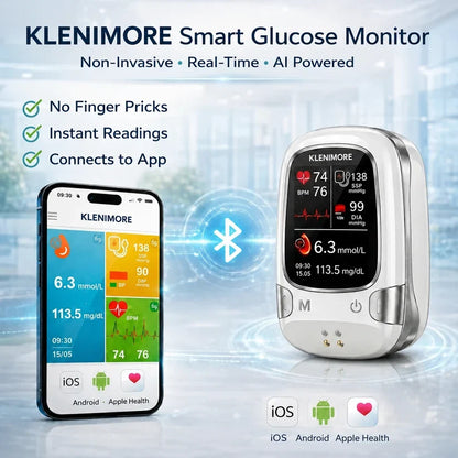KLENIMORE™ Non-Invasive Health Monitor 99.9%Accuracy (Mayo Clinic Recommended)