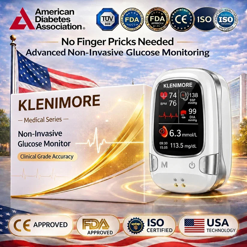 KLENIMORE™ Non-Invasive Health Monitor 99.9%Accuracy (Mayo Clinic Recommended)