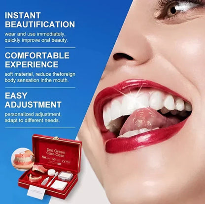 Ends Today: 50% OFF! ⏰ KLENIMORE™ Custom-Fit Smile Support Set — Strong Hold & Natural Look 🦷