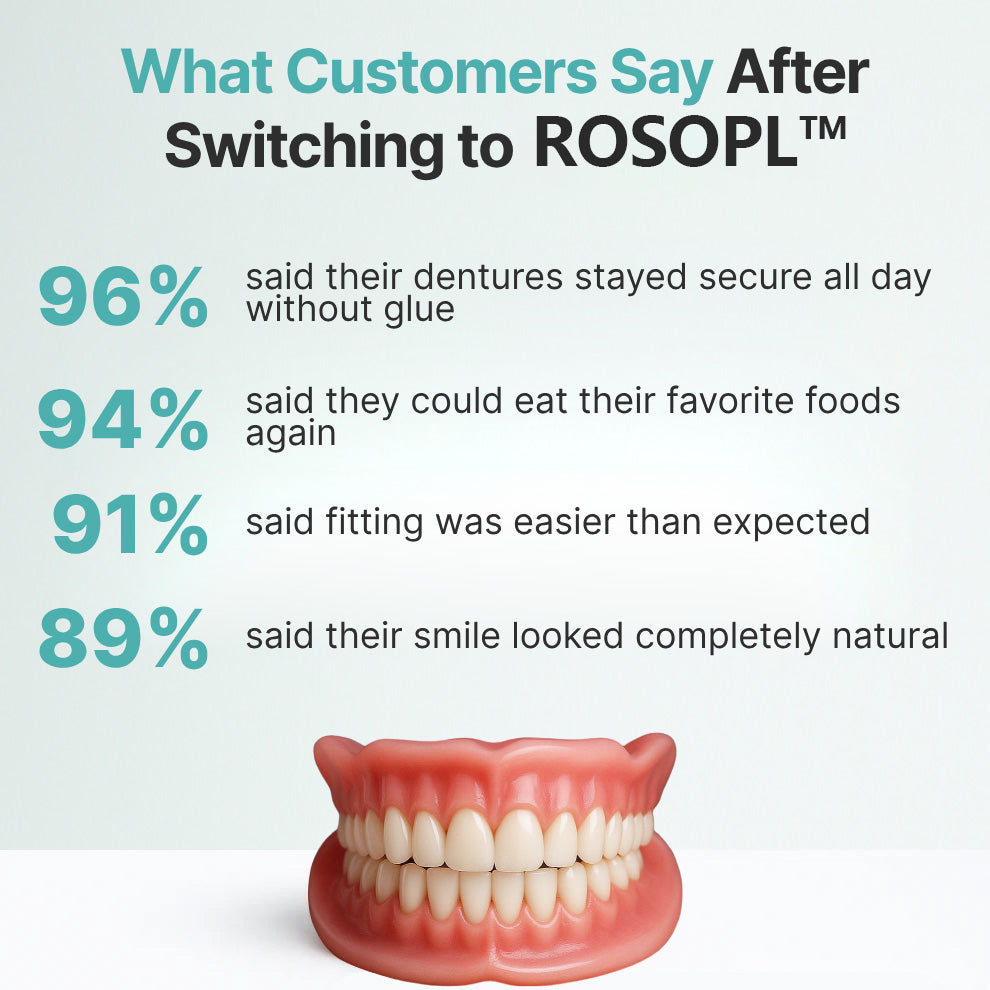 🌎 ROSOPLTM Custom-Fit Dentures ⏰ ENDS TODAY • 49% OFF | Smile with Confidence