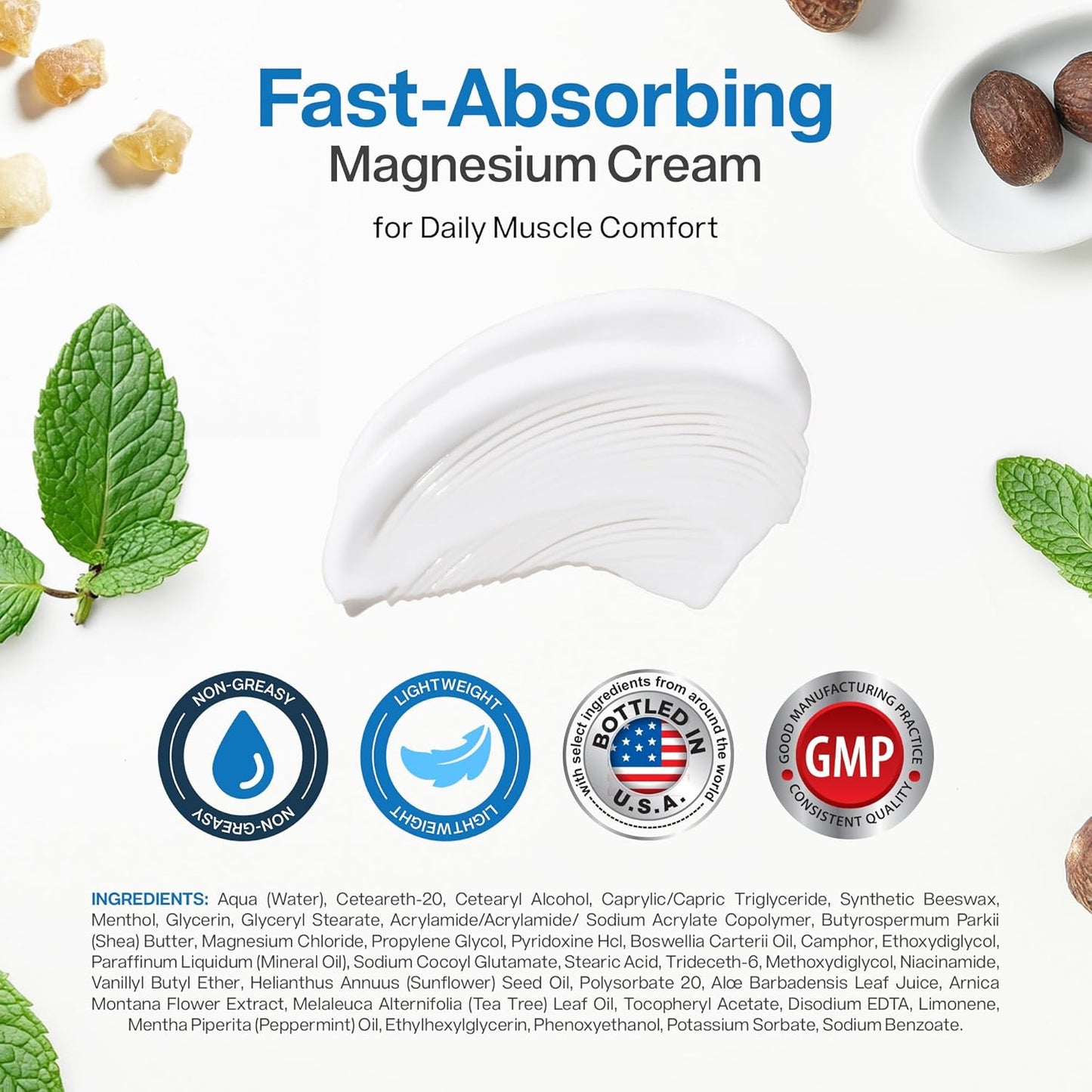 MagnesiumFreeze fast absorbing magnesium cream